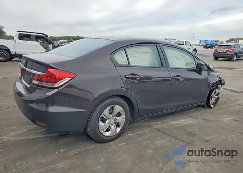 2014 Honda Civic Lx from USA, damaged, VIN 2HGFB2F50EH544862